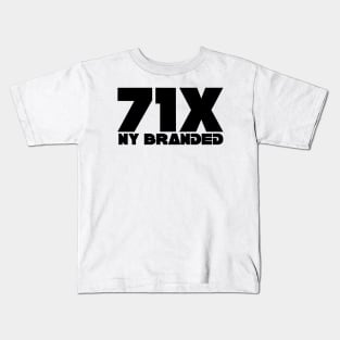 "71X NY Branded" Promo Design #716Movement T-Shirt Kids T-Shirt